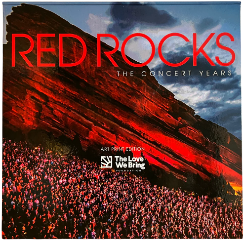 "Red Rocks: The Concert Years" - Limited Art Print Edition Table Book